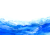 アクリル絵具で描いた波のベクターイラスト