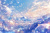 【イメージ】シャボンや波や水の様な涼やかなイメージイラスト背景