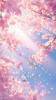 【イメージ】桜の清楚で幻想的なイメージイラスト背景