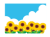 ひまわりのイラスト素材