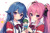 女子高生　イラスト