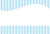 夏色ストライプのウェーブフレームカード・PNG/水色