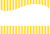夏色ストライプのウェーブフレームカード・PNG/イエロー
