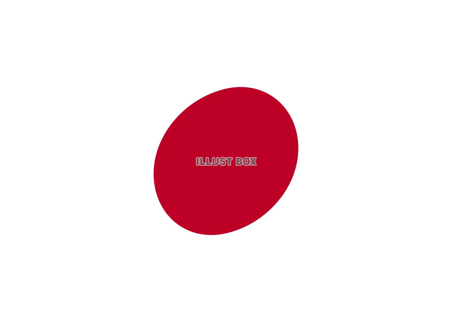 5_国旗_日本・はためく
