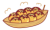 たこ焼きのイラスト