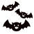 コウモリのイラスト