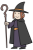 杖を持った魔女