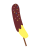 チョコバナナのイラスト