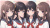 女子高生　イラスト