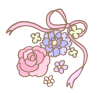 花とリボン