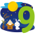 【9月のカレンダー見出し】お月見２