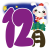 白うさぎ12月
