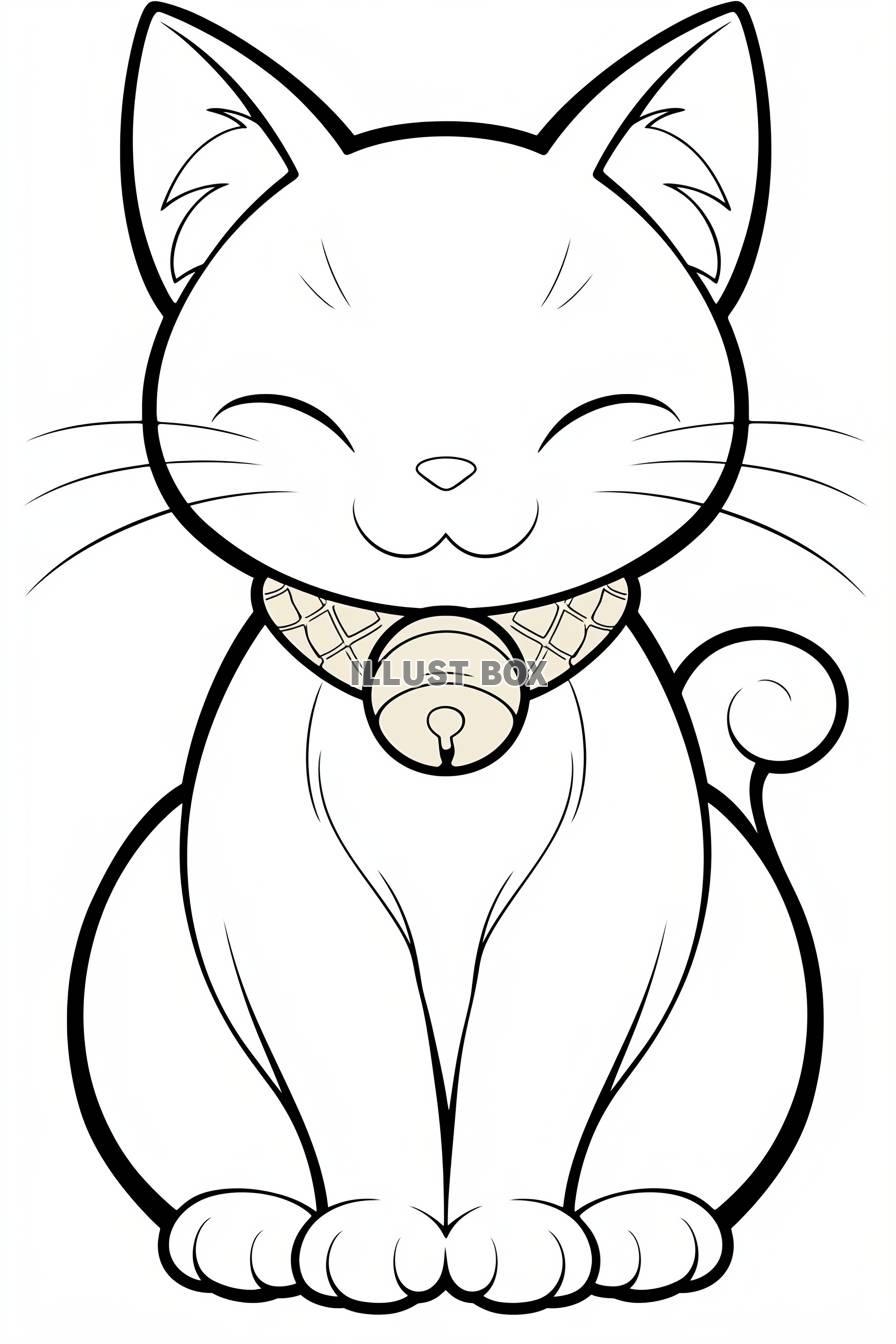 色々なレクや趣味で使いやすい塗り絵や挿絵に使いやすい可愛い猫...