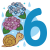 【6月のカレンダー見出し】あじさいとカタツムリ2
