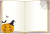 本のフレーム　ハロウィン（透過PNG）EPSはCS2）