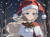 女性サンタクロース　イラスト