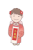 七五三の晴れ着を着ている３歳の女の子