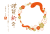 2025年巳と桜のフォトフレーム年賀状/横02・PNG