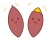 かわいい焼き芋キャラクターイラスト