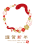 2025年巳と桜の フォトフレーム年賀状/縦01・PNG