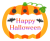 ハロウィンロゴ入りカボチャ　透過png