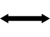 矢印の両方向（両矢印・黒）