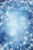 冬の背景や便せんに使いやすい絵本の様な星と雪の結晶の水彩イラスト背景