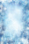 冬の背景や便せんに使いやすい絵本の様な星と雪の結晶の水彩イラスト背景