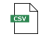 CSVファイルのアイコン