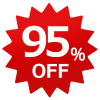 95％OFFラベル