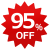 95％OFFラベル