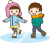 アイススケートをする子供2