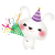 白うさぎパーティークラッカー