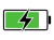 電池・バッテリー充電中のマーク（アイコン）