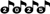 音符の西暦　黒１（２０２５、年賀状・パンフレット等の素材）