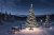 幻想的な風景　クリスマスのイラスト　No 312