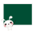 白うさぎ黒板