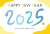 2025年巳の年号イラスト年賀状/横03