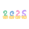 籠から飛び出す蛇の2025 カラフル