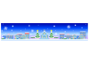 クリスマスイヴの街並み～雪降る聖夜