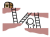 ゲーム画面の中にいる棒人間
