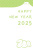 年賀状テンプレート・2025年（巳年）