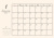 2025年 1月 書き込みおしゃれカレンダー（A4 ）ヨコ