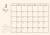 2025年 3月 書き込みおしゃれカレンダー（A4 ）ヨコ