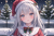 女性サンタクロース　イラスト　No267
