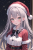 女性サンタクロース　イラスト　No270