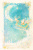 クリスマスなファンタジーサンタクロースの背景や便せんに使いやすい絵本の様な水彩イラスト背景