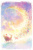 クリスマスなファンタジーサンタクロースの背景や便せんに使いやすい絵本の様な水彩イラスト背景