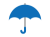 傘のアイコン（雨のマーク）