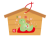 巳年の絵馬（緑）